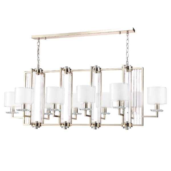 Подвесная люстра Crystal Lux Nicolas SP10 L1300 Gold/White
