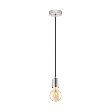 32522 Подвес YORTH, 1х60W (E27), ?100, H2000, сталь, никель матовый