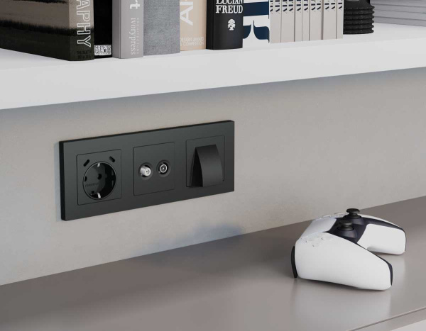 Лицевая панель AMBRELLA VOLT ALFA AP9158