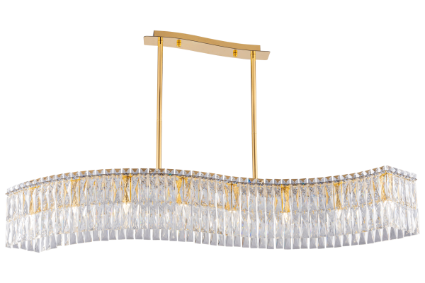 Люстра NW 3101E/8A GOLD+CLEAR (1)