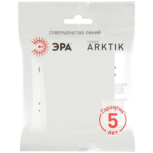 Выключатель ЭРА Arktik 16-1101-08 10АХ-250В белый матовый Б0070321