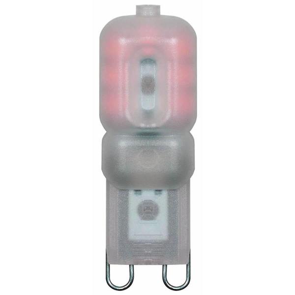 Лампа светодиодная Feron G9 5W 2700K Прямосторонняя Матовая LB-430 25636