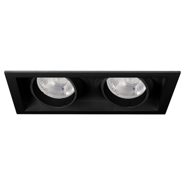 Светильник MS-VORTEX-BUILT-S250x140-2x30W Warm3000 (BK-BK, 30 deg, 230V) Arlight 058449