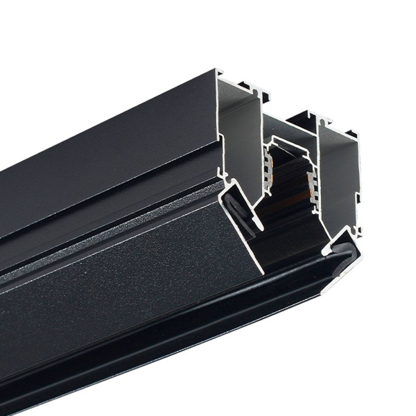 Встраиваемый магнитный шинопровод в натяжной потолок Crystal Lux Space CLT 0.134 01 L2000 BL