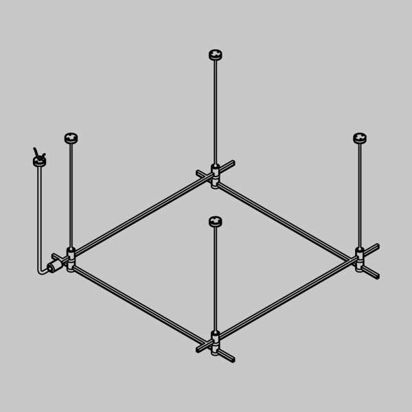 Готовая конструкция (набор) Maytoni Technical TFC-Flar-H08-PT