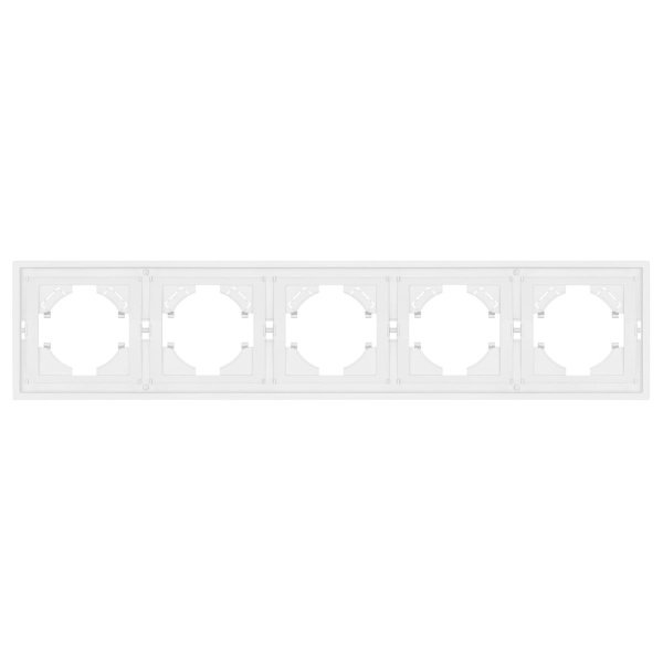 Рамка пластиковая FRM-TENDO-PL-5-WH Arlight 053851