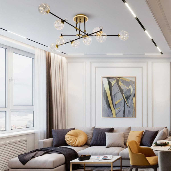 Потолочная светодиодная люстра Modelux ML.6079.9