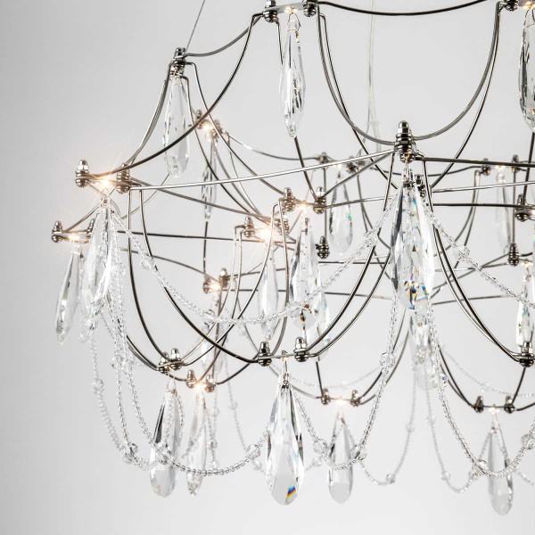 Подвесная светодиодная люстра Modelux Premium ML.5603.600P СН