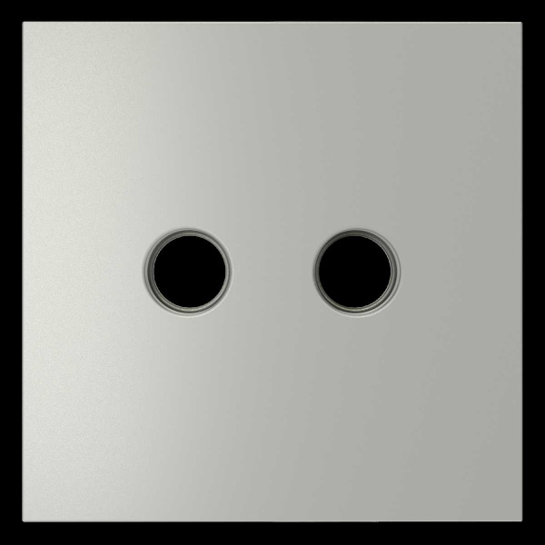 Накладка для розетки телевизионной оконечной TV+SAT S70 (сталь) Voltum VLS001605