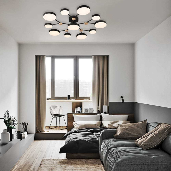 Потолочный светильник LED4U L3201-960 BK