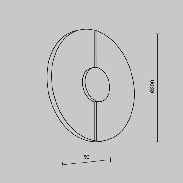 Настенный светодиодный светильник Modelux Modestyle MS.190.200