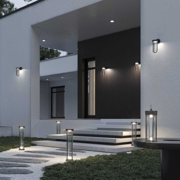 Уличный настенный светодиодный светильник Elektrostandard Ritz 35183/D a068269