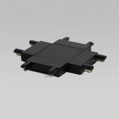 Соединитель четырёхсторонний для накладного шинопровода Elektrostandard Flat Magnetic 85003/00 черный a063738