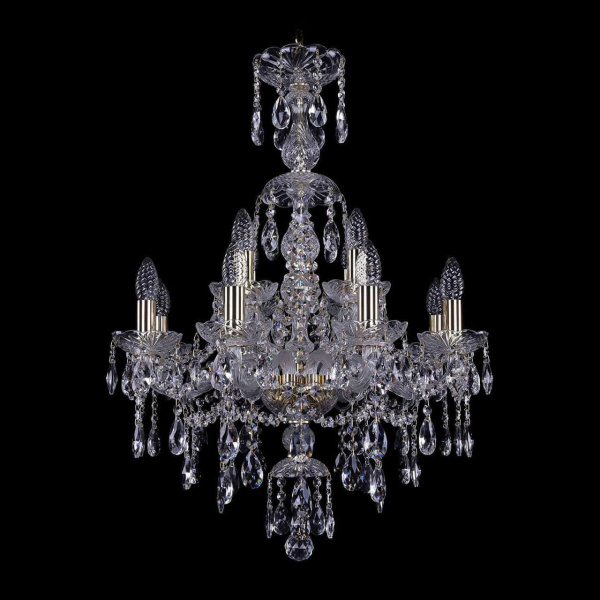 Подвесная люстра Bohemia Ivele 1415/8+4/200/XL-76 G