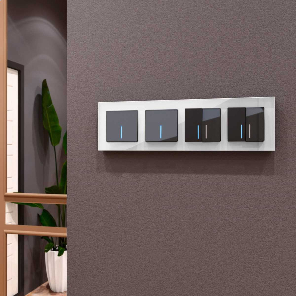 Рамка на 4 поста Werkel Favorit белый матовый W0041105 4690389159930