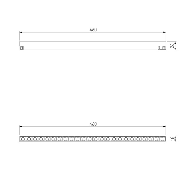 Трековый светильник Elektrostandard Brass Line a071850