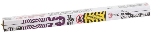 Лампа ультрафиолетовая бактерицидная ЭРА UV-С ДБ 15 Т8 G13 Б0048972