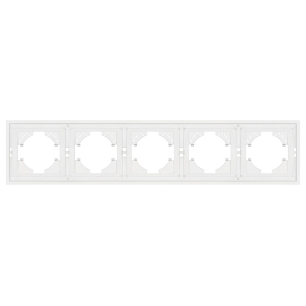 Рамка пластиковая FRM-TENDO-SFPL-5-WH Arlight 054660