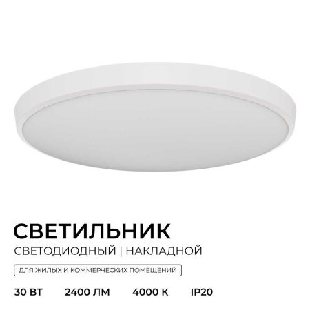 Накладной светодиодный светильник OGM O18-151
