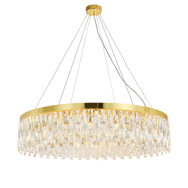 Подвесная люстра Indigo Anna V12029/18P Gold V000496