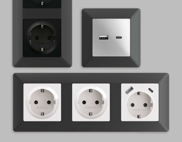 Рамка AMBRELLA VOLT AF110802