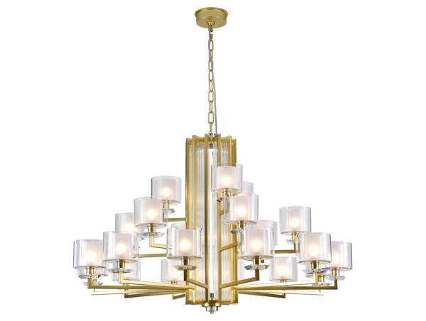 Подвесная люстра Newport 4412+6+3/C mat.gold М0071516