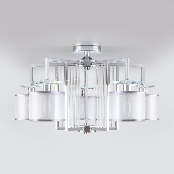 Потолочная люстра Eurosvet Fargo 60123/5 хром Smart