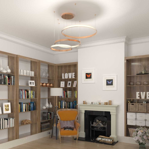 Подвесной светильник Eurosvet 90175/3 медный