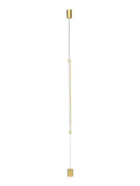 Подвесной светодиодный светильник Indigo Linea 14024/A/1P Brass V000122L