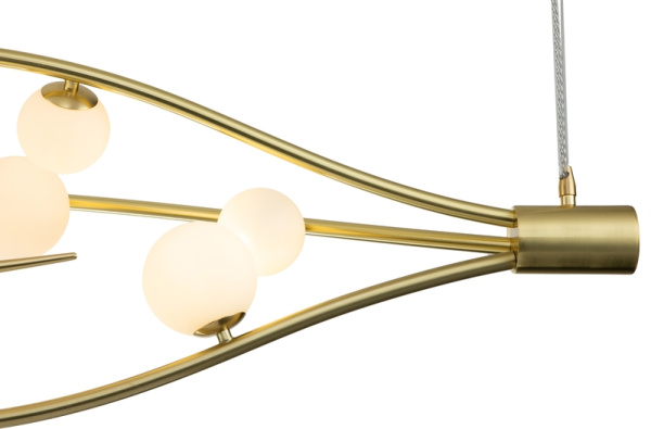 Подвесная люстра Indigo Flusso 11025/7P Gold V000231