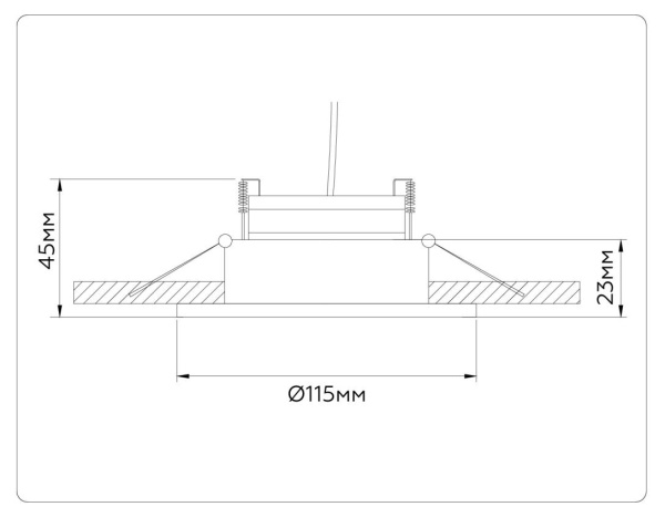 Встраиваемый светильник Ambrella light TECHNO SPOT TN51914