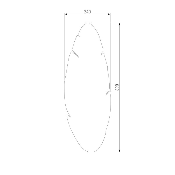 Настенный светильник TK Lighting 5565 Hoja