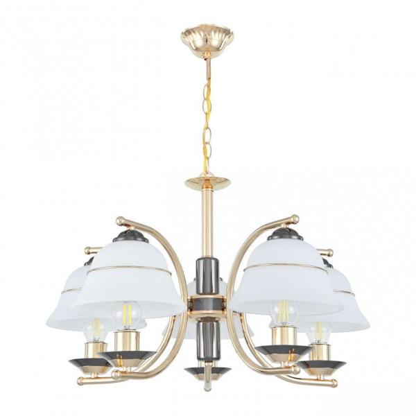 Подвесная люстра Arte Milano Florentia-1240 301240/5 Bk/Gd