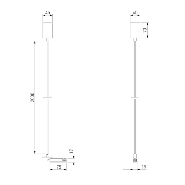 Подвесной комплект Elektrostandard Brass Line 85009/00 a069703
