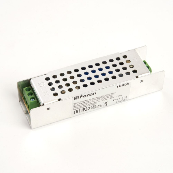 Блок питания для светодиодной ленты Feron LB009 12V 36W IP20 3A 48007