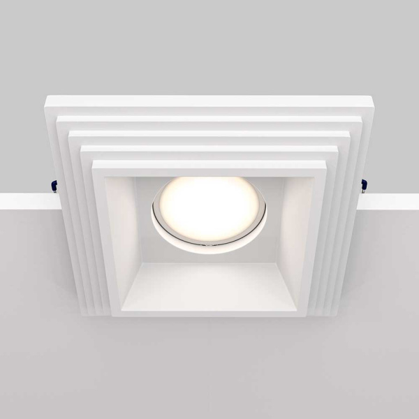 Встраиваемый светильник Maytoni Gyps DL005-1-01-W