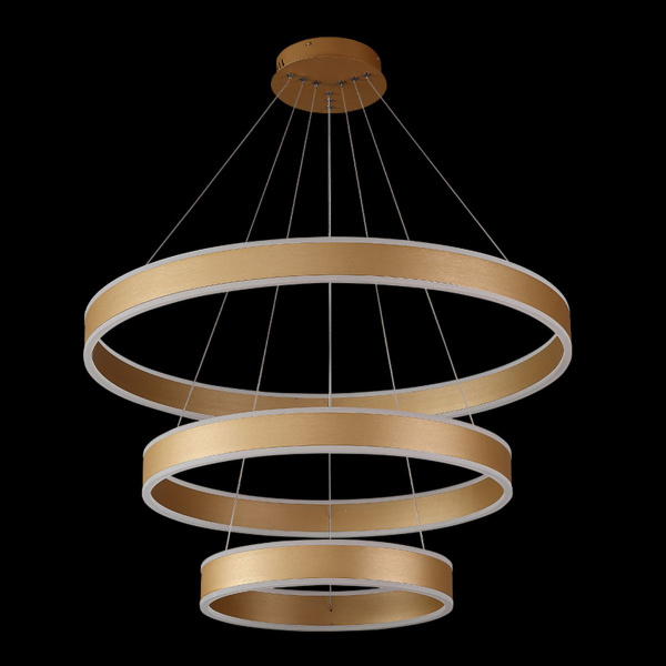 Подвесная светодиодная люстра Crystal Lux MUCHOS SP158W LED GOLD