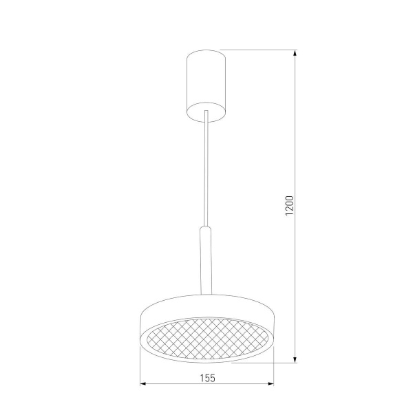 Подвесной светодиодный светильник Elektrostandard Plate 50260 LED a065413