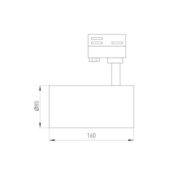 Трековый светодиодный светильник Arlight LGD-Calipso-4TR-R85-30W Day4000-Mix 046737