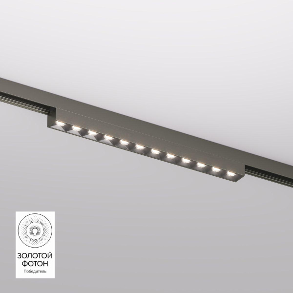 Трековый светодиодный светильник Denkirs Shine Grill DK5771-DN