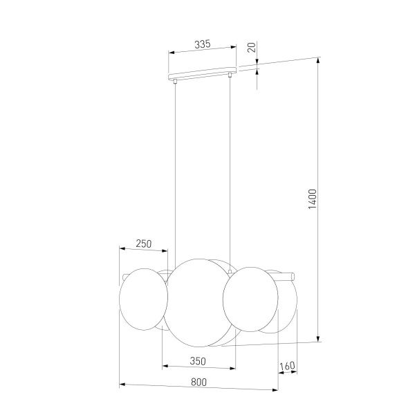 Подвесной светильник TK Lighting 10005 Pulse