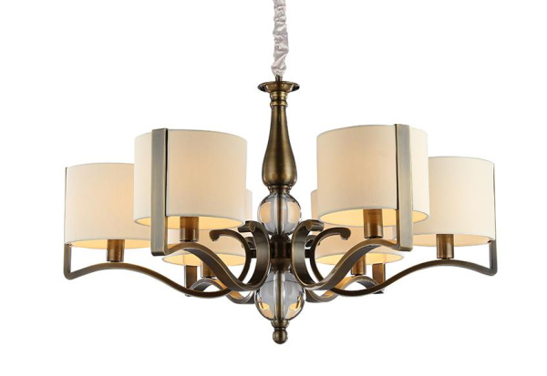 Люстра NEWPORT 31305+1/C black brass