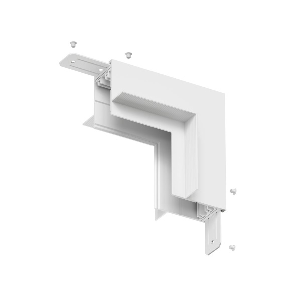 Коннектор L-образный стена-потолок Denkirs Smart Hide TR2118-WH