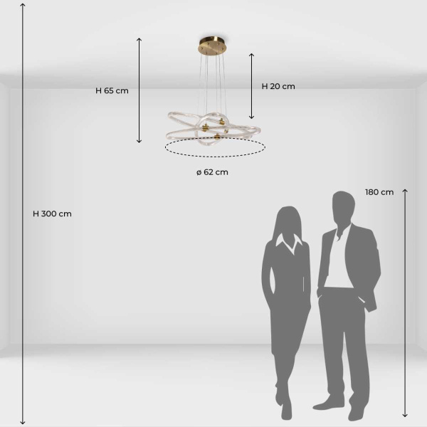 Подвесной светильник De City Мадлен 424017201