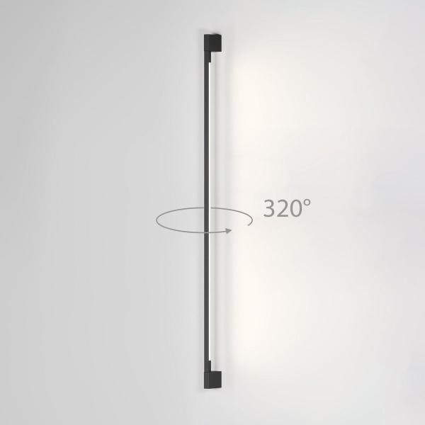 Уличный настенный светодиодный cветильник Elektrostandard Argos 35121/D черный a069887