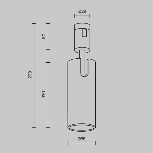 Трековый светильник  Maytoni Technical Focus Led TR144-1-12W4K-W-BS