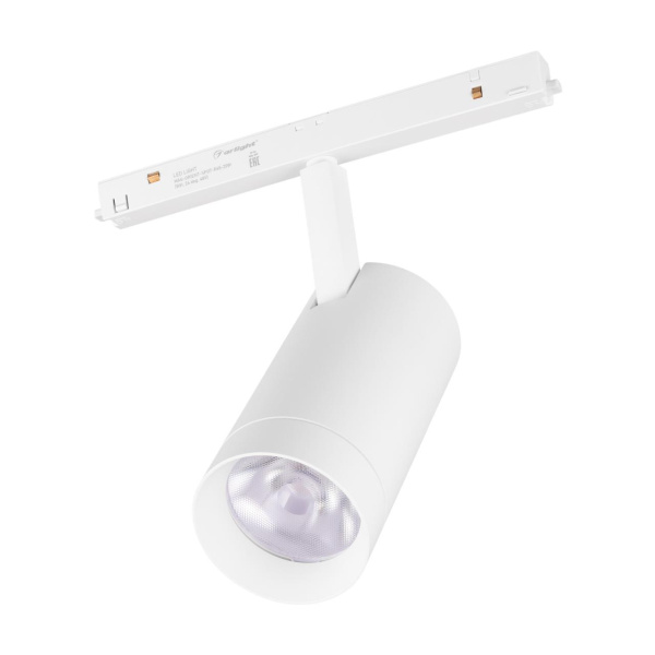 Трековый светодиодный светильник Arlight Mag-Orient-Spot-R65-20W Warm3000 037124