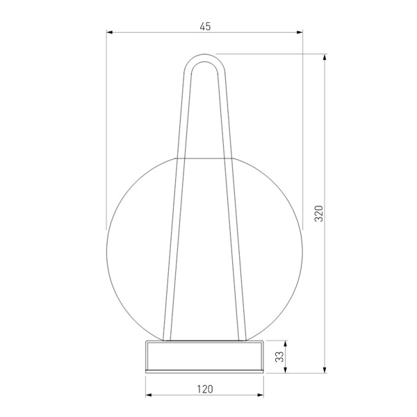 Настольная лампа Eurosvet Frasco 80507/1 синий