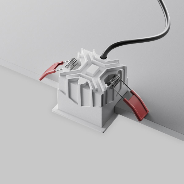 Встраиваемый светильник Maytoni Technical Alfa LED DL043-01-10W3K-SQ-W-1