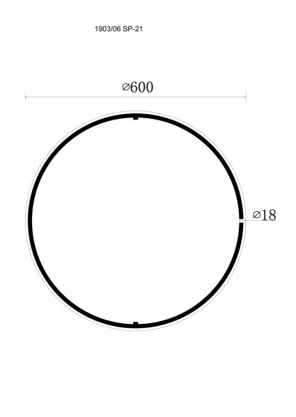 Модульный светодиодный светильник Divinare Formica 1903/06 SP-21